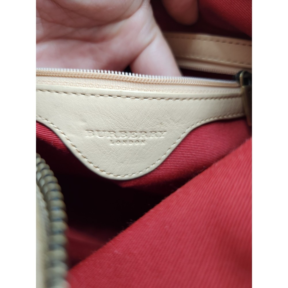 Burberry Beige and Black Check Crossbody Bag - Picture 9 of 15